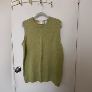 Vintage Green Sweater Vest